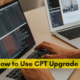 how to use cpt upgrade in gem5